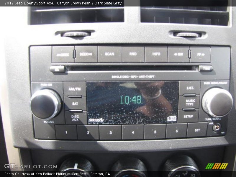Canyon Brown Pearl / Dark Slate Gray 2012 Jeep Liberty Sport 4x4