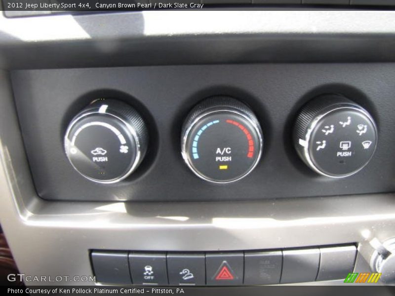 Canyon Brown Pearl / Dark Slate Gray 2012 Jeep Liberty Sport 4x4