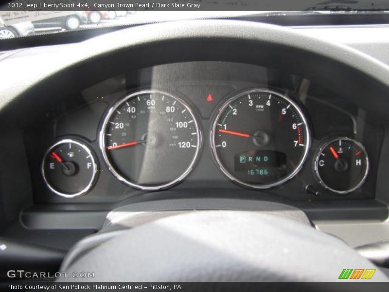 Canyon Brown Pearl / Dark Slate Gray 2012 Jeep Liberty Sport 4x4