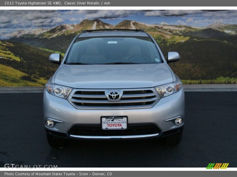 Classic Silver Metallic / Ash 2013 Toyota Highlander SE 4WD