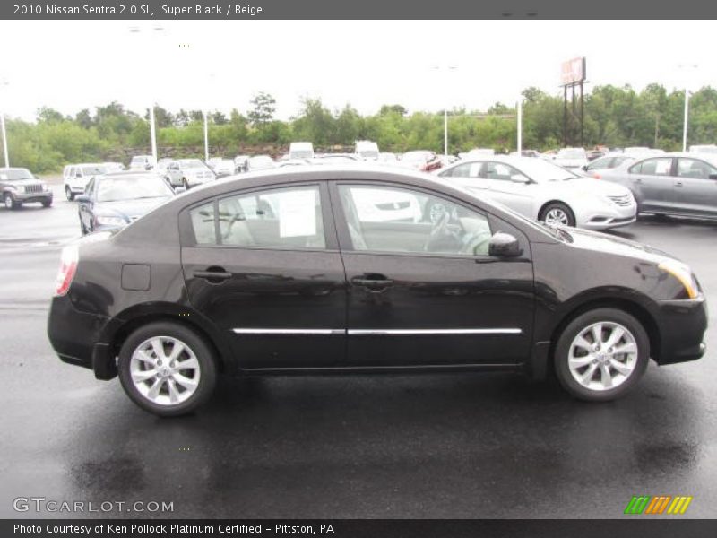 Super Black / Beige 2010 Nissan Sentra 2.0 SL