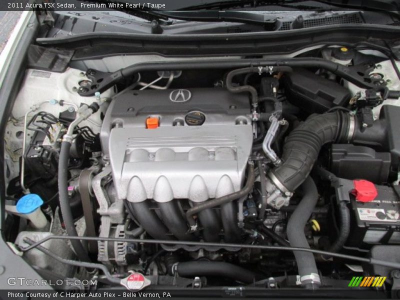 Premium White Pearl / Taupe 2011 Acura TSX Sedan