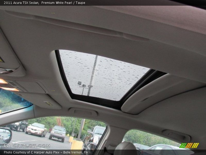 Premium White Pearl / Taupe 2011 Acura TSX Sedan