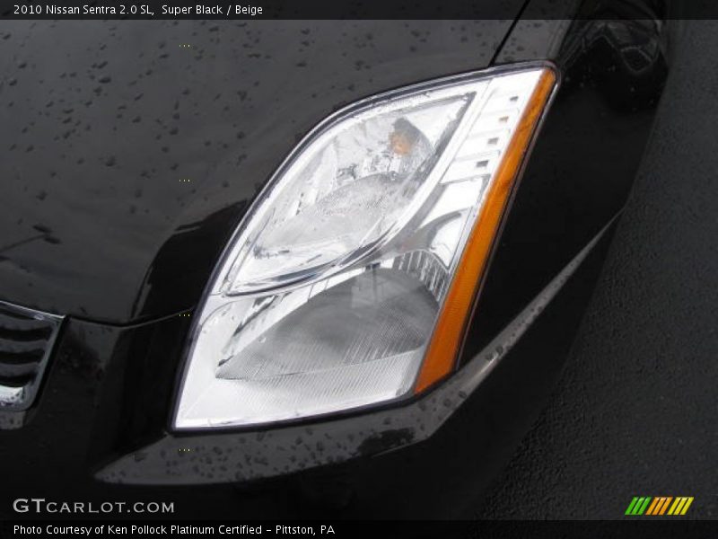 Super Black / Beige 2010 Nissan Sentra 2.0 SL
