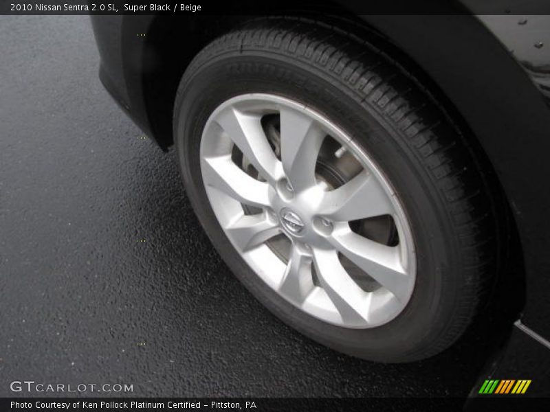 Super Black / Beige 2010 Nissan Sentra 2.0 SL