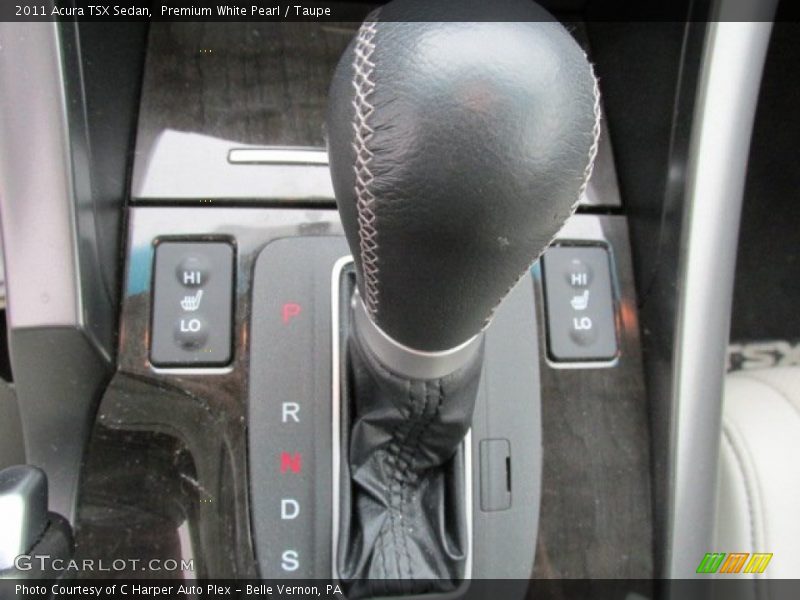 Premium White Pearl / Taupe 2011 Acura TSX Sedan