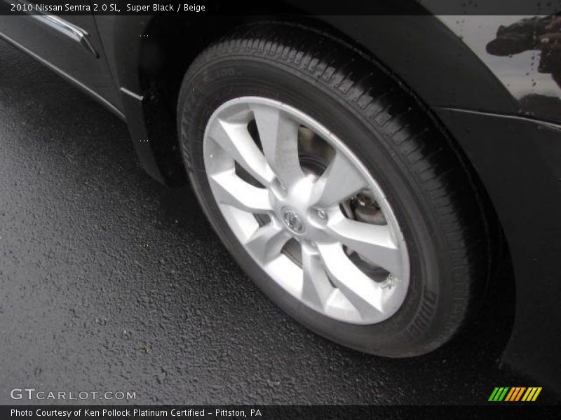 Super Black / Beige 2010 Nissan Sentra 2.0 SL