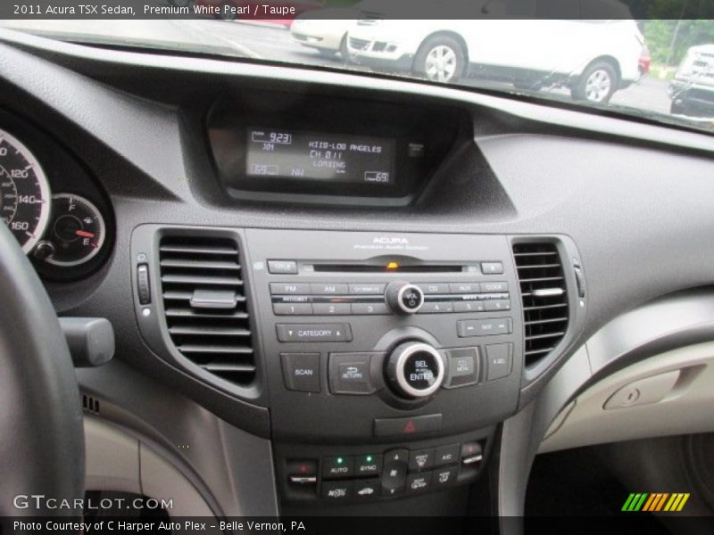 Premium White Pearl / Taupe 2011 Acura TSX Sedan