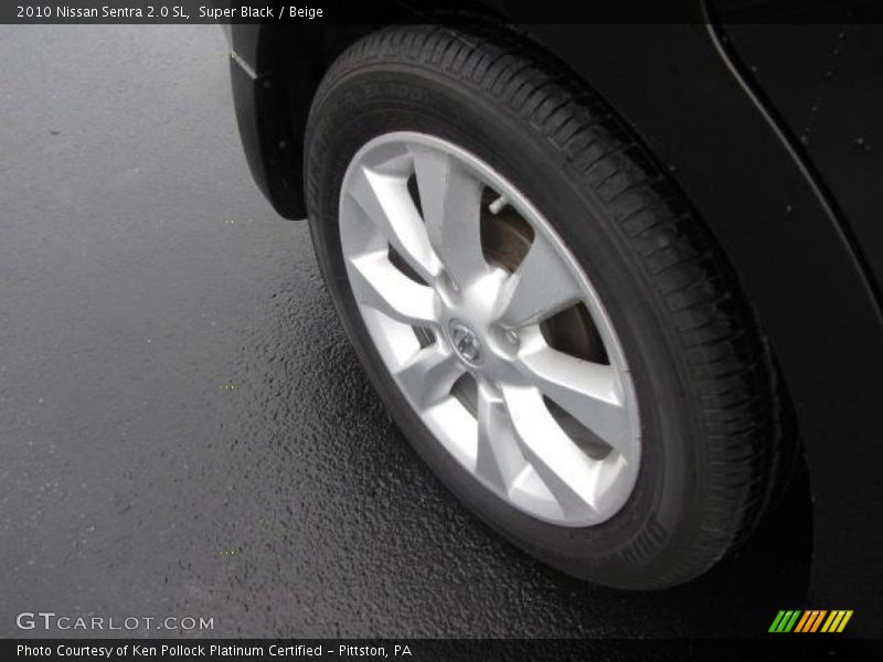 Super Black / Beige 2010 Nissan Sentra 2.0 SL