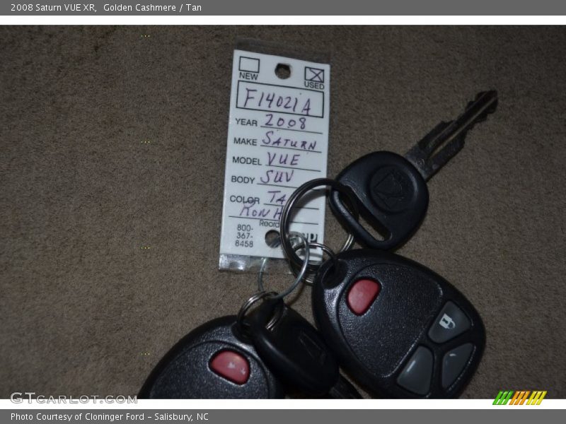 Golden Cashmere / Tan 2008 Saturn VUE XR