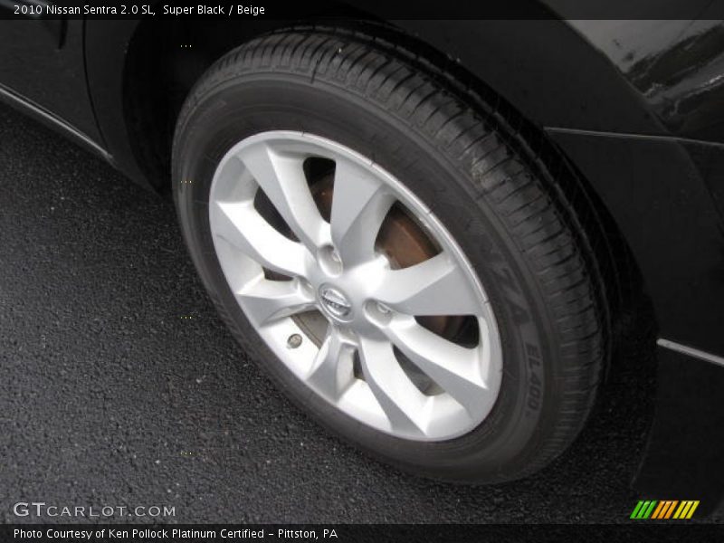 Super Black / Beige 2010 Nissan Sentra 2.0 SL
