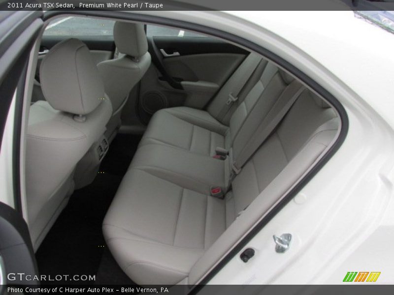 Premium White Pearl / Taupe 2011 Acura TSX Sedan