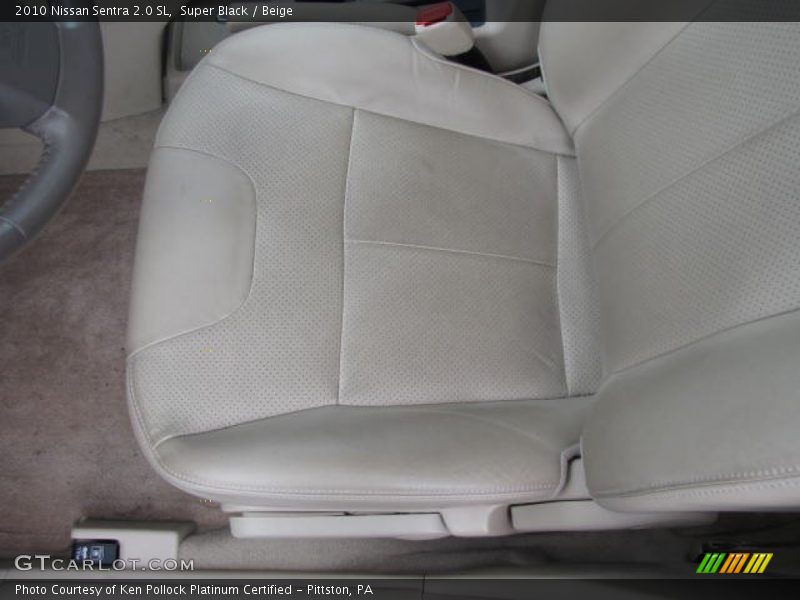 Super Black / Beige 2010 Nissan Sentra 2.0 SL