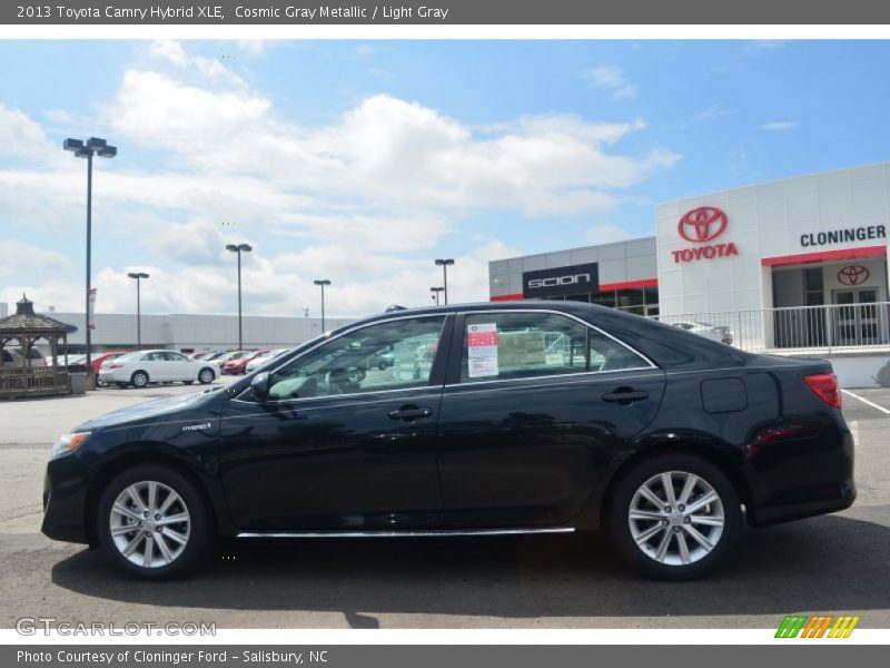 Cosmic Gray Metallic / Light Gray 2013 Toyota Camry Hybrid XLE