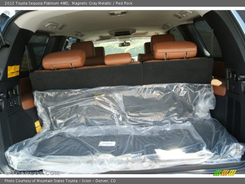 Magnetic Gray Metallic / Red Rock 2013 Toyota Sequoia Platinum 4WD