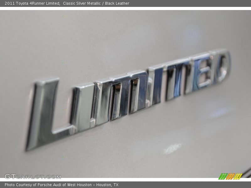 Classic Silver Metallic / Black Leather 2011 Toyota 4Runner Limited