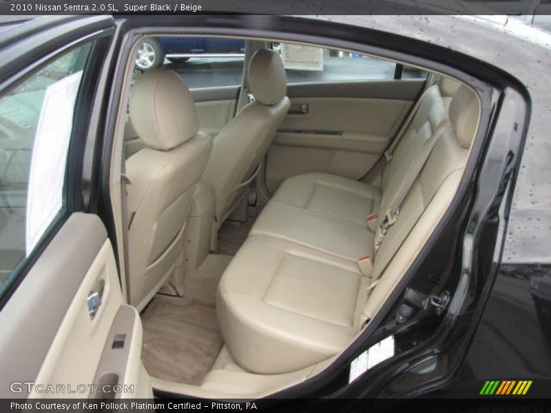 Super Black / Beige 2010 Nissan Sentra 2.0 SL