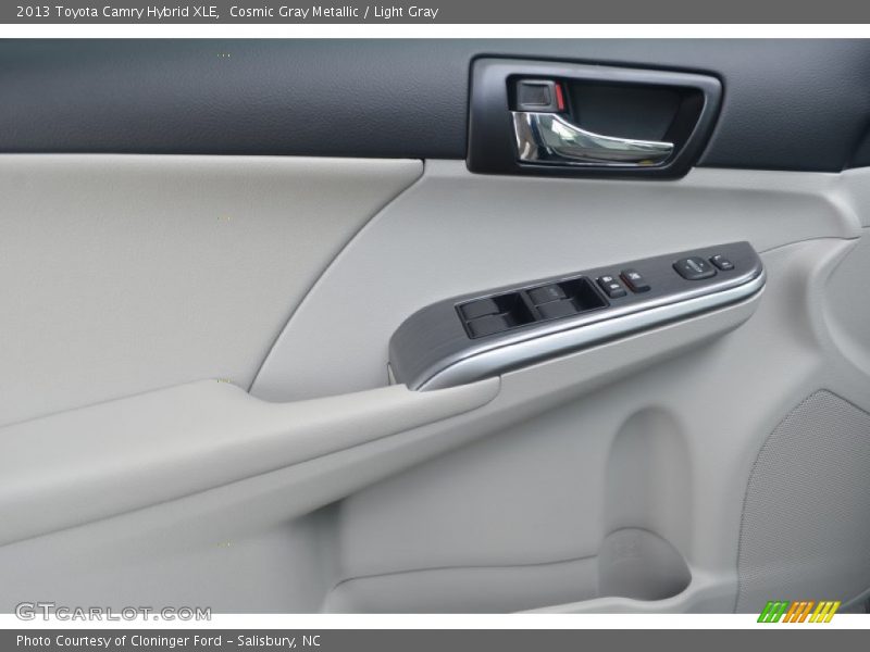 Cosmic Gray Metallic / Light Gray 2013 Toyota Camry Hybrid XLE