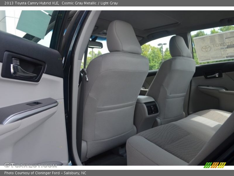 Cosmic Gray Metallic / Light Gray 2013 Toyota Camry Hybrid XLE