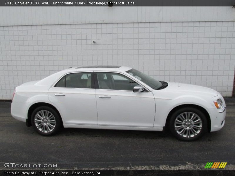 Bright White / Dark Frost Beige/Light Frost Beige 2013 Chrysler 300 C AWD