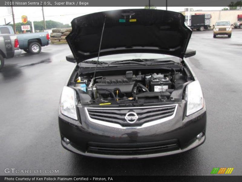Super Black / Beige 2010 Nissan Sentra 2.0 SL