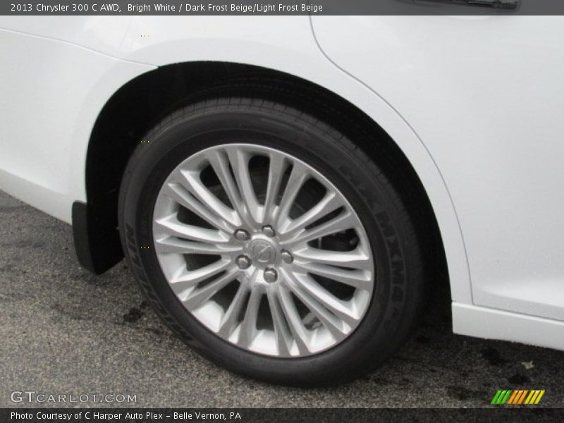 Bright White / Dark Frost Beige/Light Frost Beige 2013 Chrysler 300 C AWD