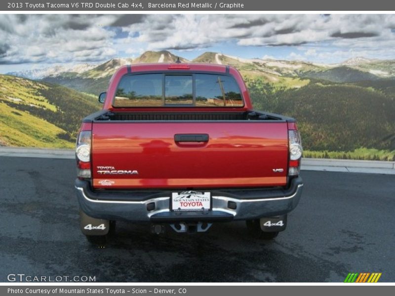 Barcelona Red Metallic / Graphite 2013 Toyota Tacoma V6 TRD Double Cab 4x4