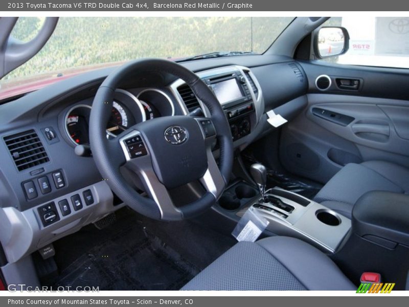 Barcelona Red Metallic / Graphite 2013 Toyota Tacoma V6 TRD Double Cab 4x4