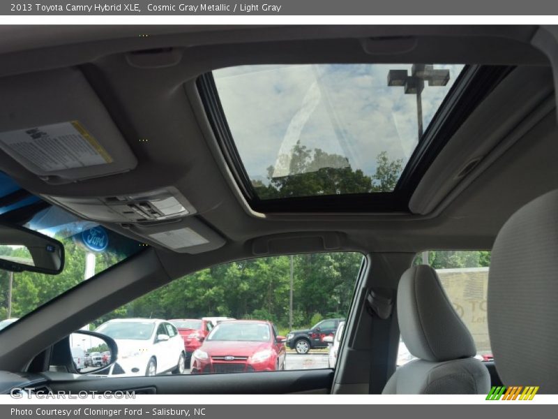 Cosmic Gray Metallic / Light Gray 2013 Toyota Camry Hybrid XLE