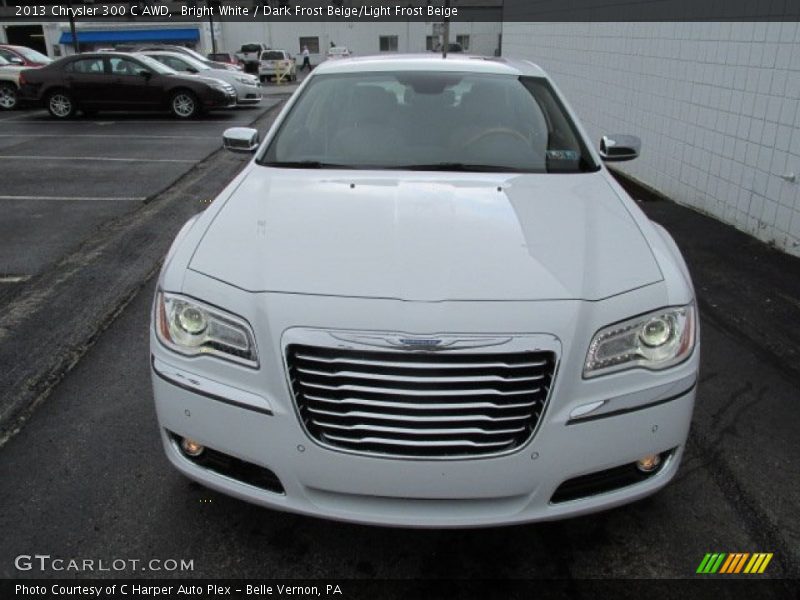 Bright White / Dark Frost Beige/Light Frost Beige 2013 Chrysler 300 C AWD