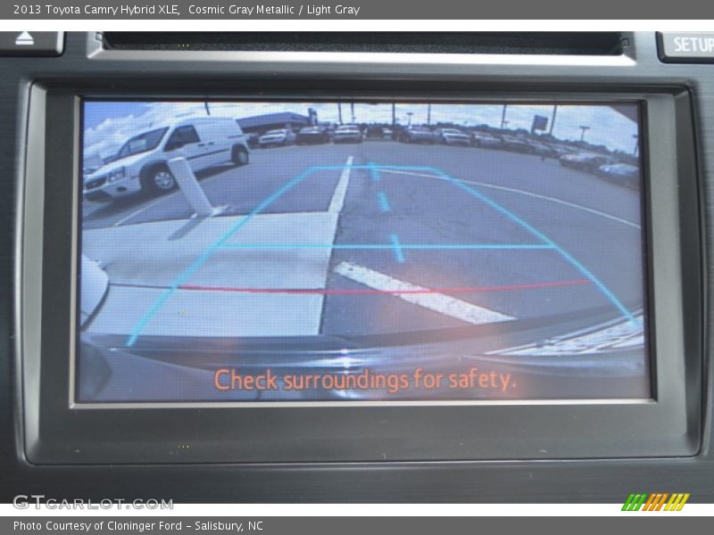 Cosmic Gray Metallic / Light Gray 2013 Toyota Camry Hybrid XLE