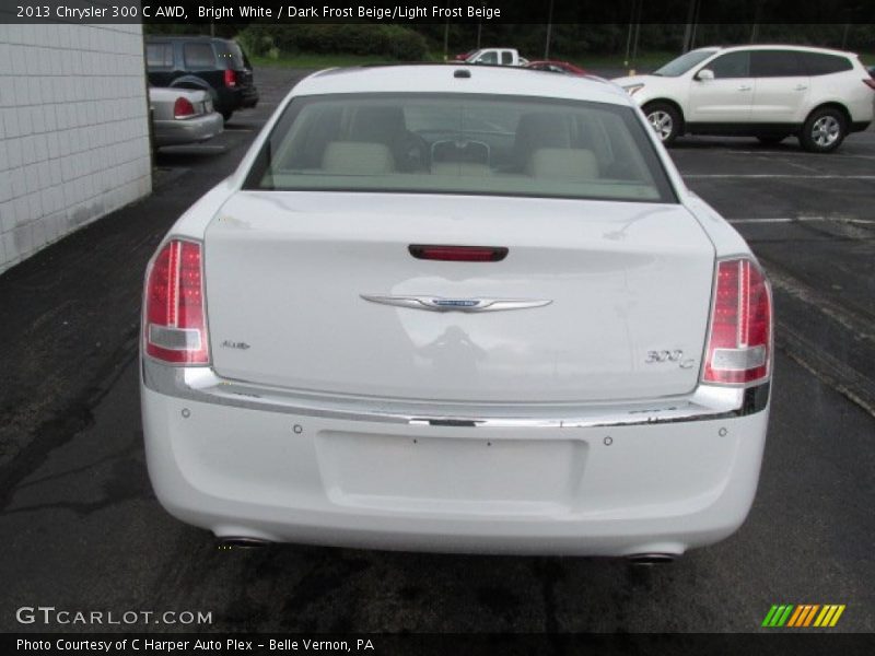Bright White / Dark Frost Beige/Light Frost Beige 2013 Chrysler 300 C AWD