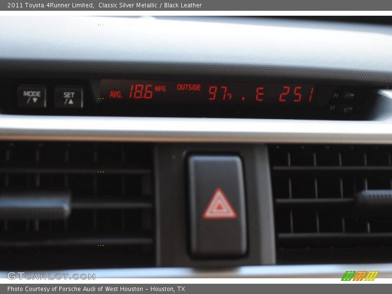 Classic Silver Metallic / Black Leather 2011 Toyota 4Runner Limited