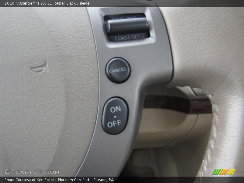 Super Black / Beige 2010 Nissan Sentra 2.0 SL