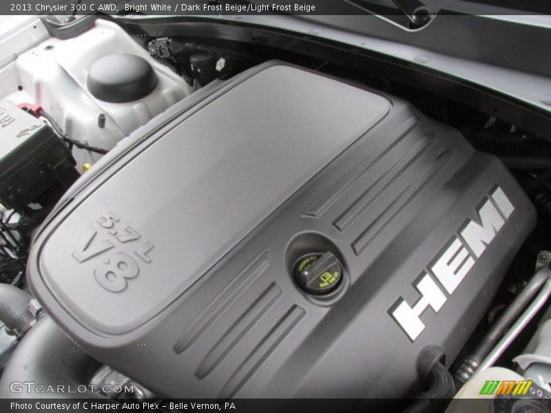 Bright White / Dark Frost Beige/Light Frost Beige 2013 Chrysler 300 C AWD