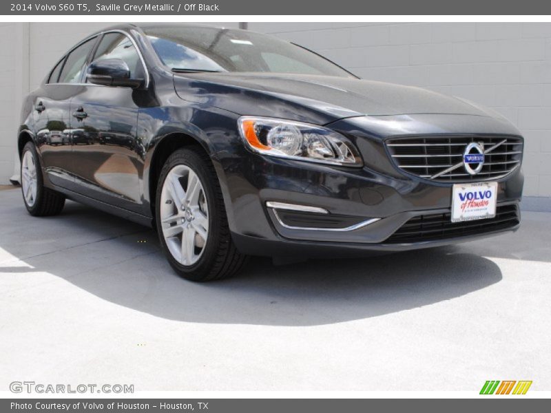 Saville Grey Metallic / Off Black 2014 Volvo S60 T5