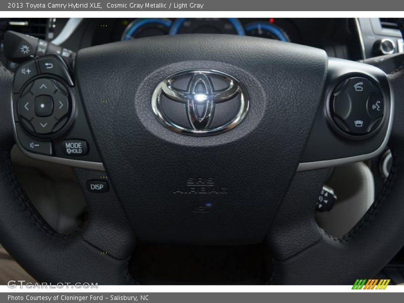 Cosmic Gray Metallic / Light Gray 2013 Toyota Camry Hybrid XLE