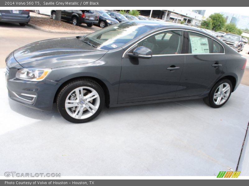 Saville Grey Metallic / Off Black 2014 Volvo S60 T5