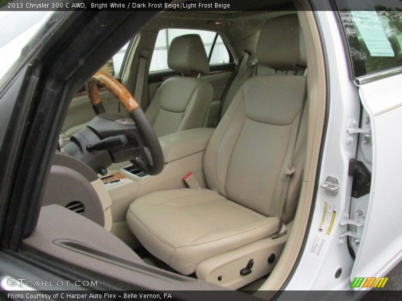 Bright White / Dark Frost Beige/Light Frost Beige 2013 Chrysler 300 C AWD