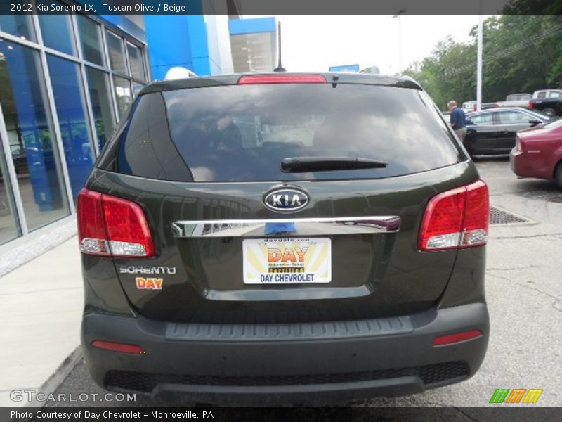 Tuscan Olive / Beige 2012 Kia Sorento LX