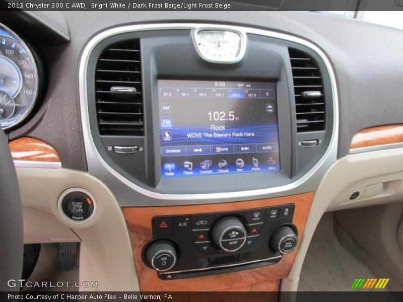 Bright White / Dark Frost Beige/Light Frost Beige 2013 Chrysler 300 C AWD