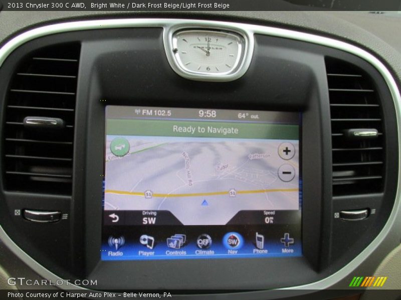 Bright White / Dark Frost Beige/Light Frost Beige 2013 Chrysler 300 C AWD