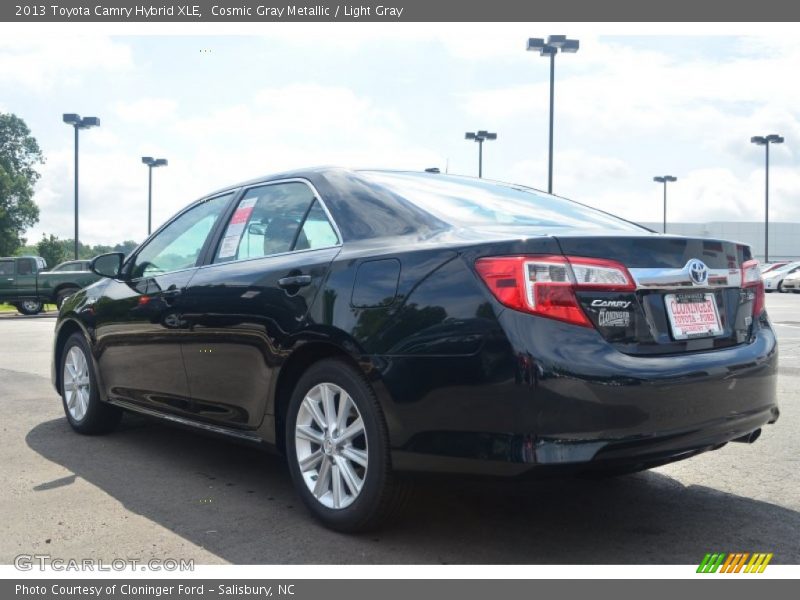 Cosmic Gray Metallic / Light Gray 2013 Toyota Camry Hybrid XLE