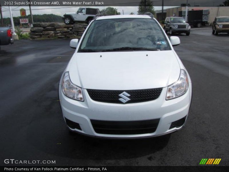 White Water Pearl / Black 2012 Suzuki SX4 Crossover AWD