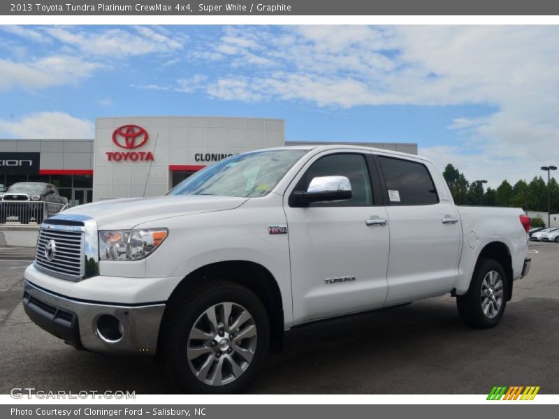 Super White / Graphite 2013 Toyota Tundra Platinum CrewMax 4x4