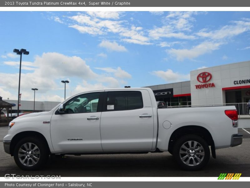 Super White / Graphite 2013 Toyota Tundra Platinum CrewMax 4x4