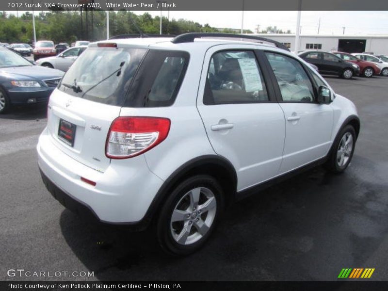 White Water Pearl / Black 2012 Suzuki SX4 Crossover AWD