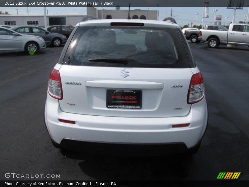White Water Pearl / Black 2012 Suzuki SX4 Crossover AWD