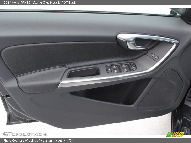 Saville Grey Metallic / Off Black 2014 Volvo S60 T5