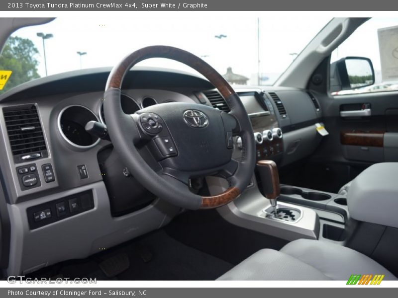 Super White / Graphite 2013 Toyota Tundra Platinum CrewMax 4x4